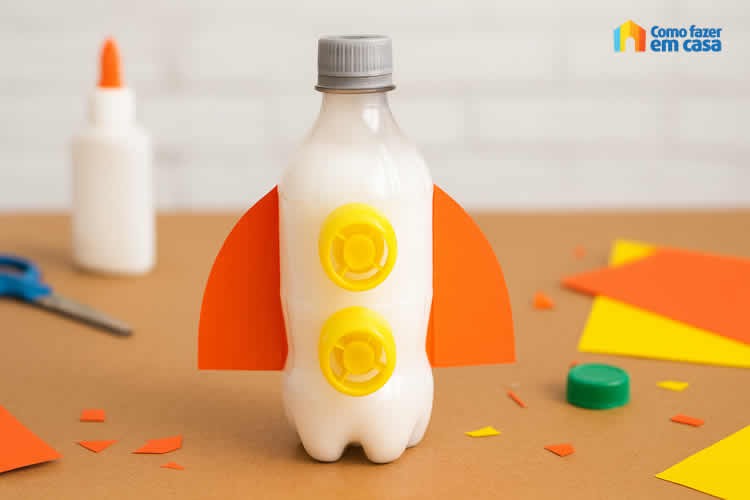 artesanato com garrafa pet para crianças