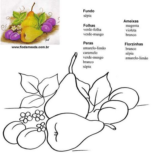 riscos para pintura em tecido para iniciantes