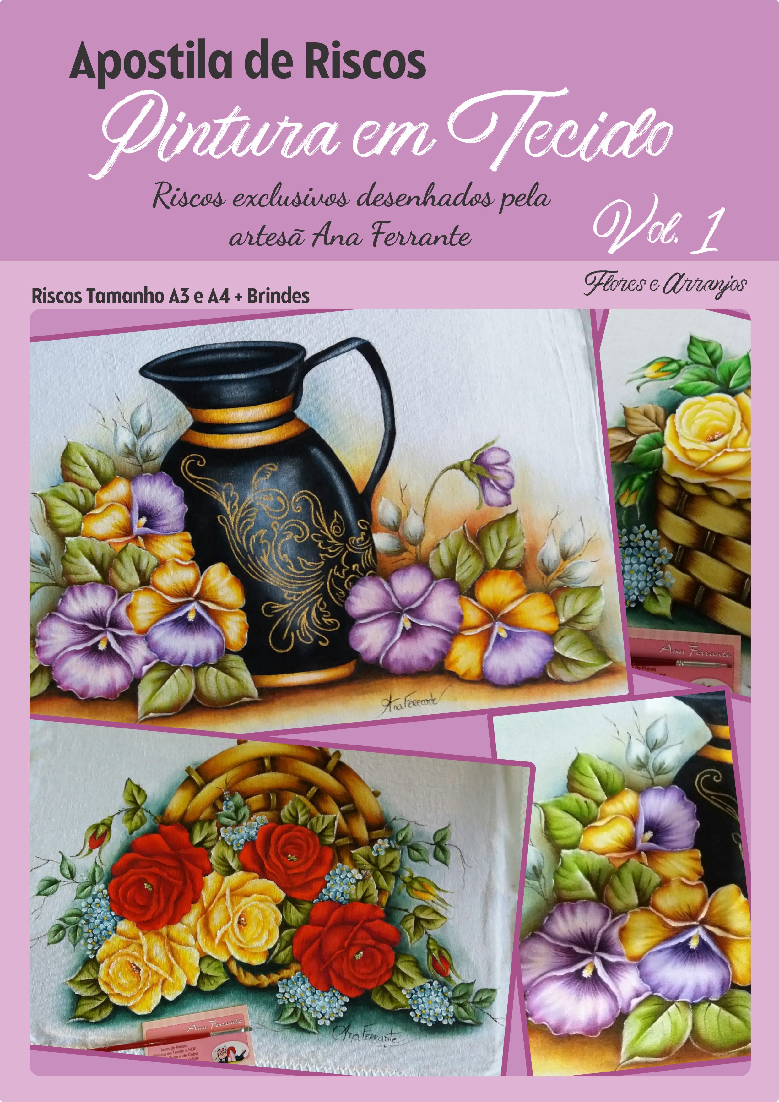 riscos para pintura em tecido pequenos