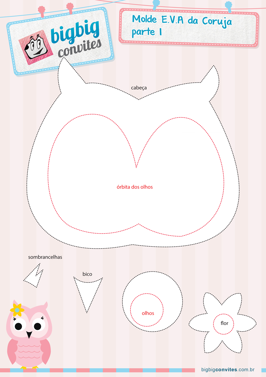 moldes de eva de flores