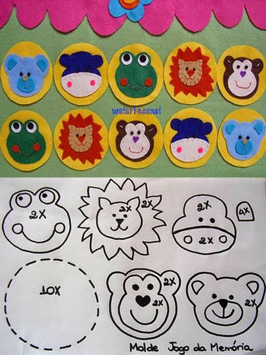 moldes de eva de personagens