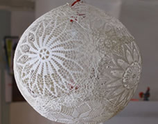 preço médio abajur artesanal com renda