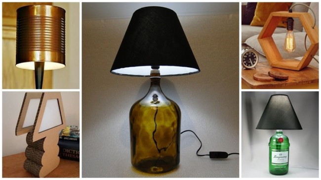 abajur feito em casa