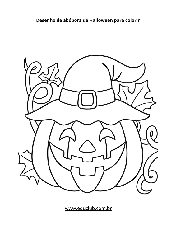abóbora de halloween em eva para imprimir
