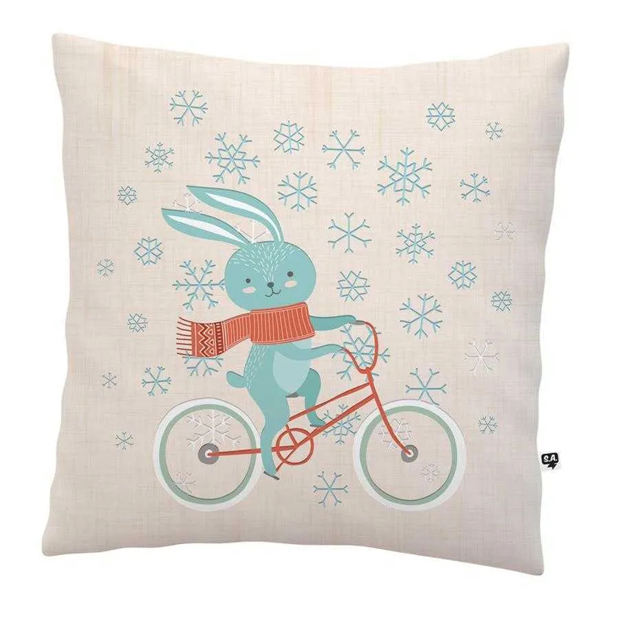 almofada de coelho decorativa