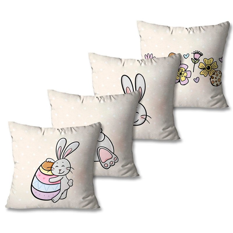 almofada de coelho decorativa