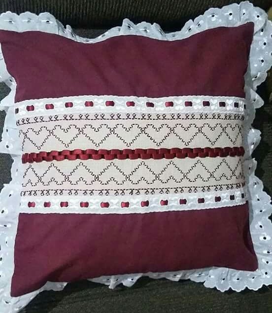 passo a passo vagonite oitinho em almofada