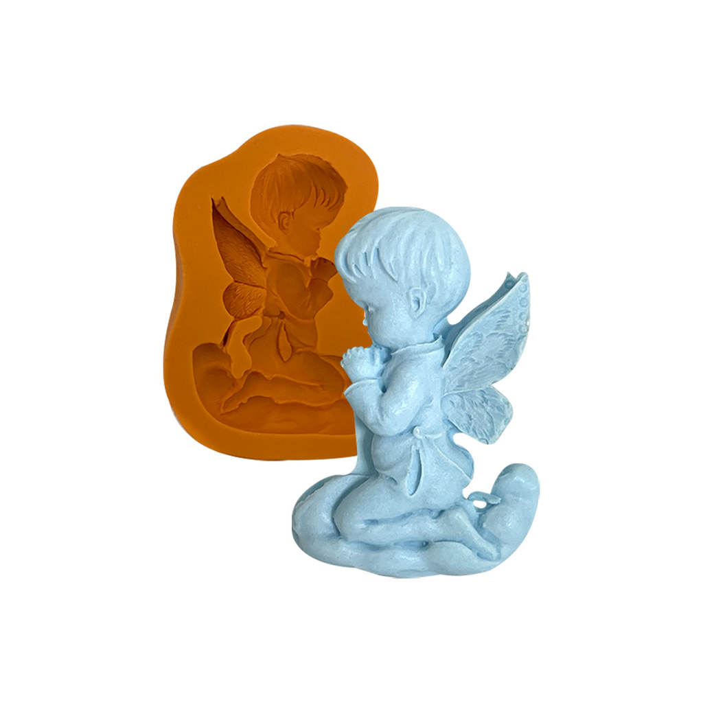 molde silicone anjo grande