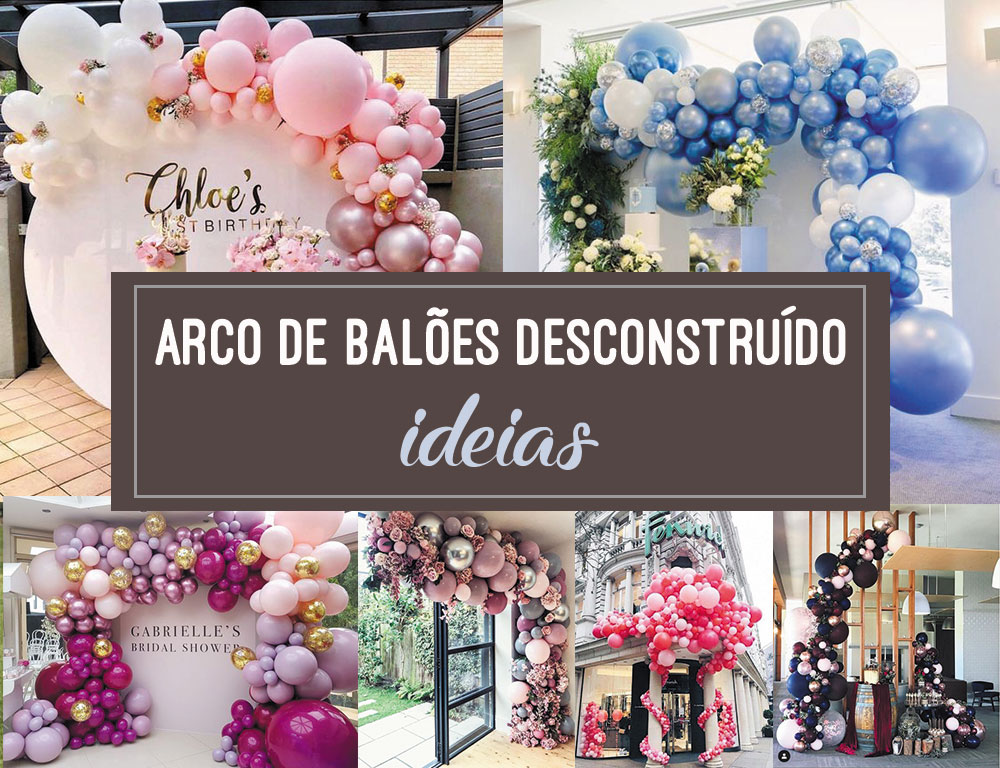 quanto custa um arco de balão desconstruído profissional