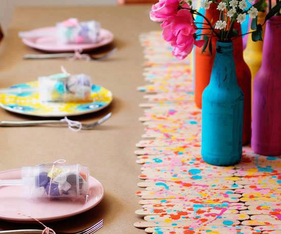 como economizar fazendo arranjos de mesa diy com materiais reciclados