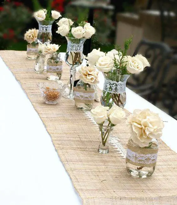arranjos de mesa diy