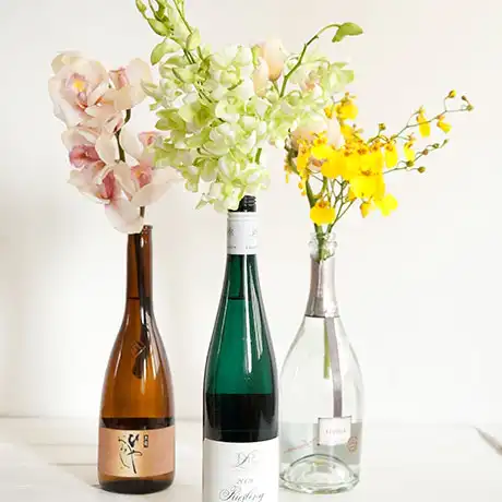 arranjos em garrafas