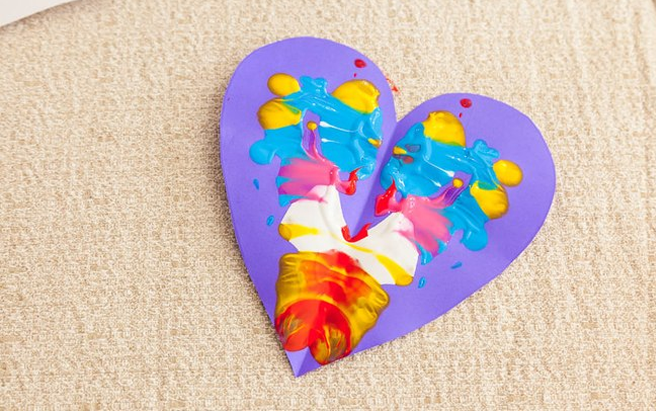 ideias criativas arte cola colorida crianças