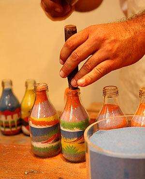 arte com cola colorida