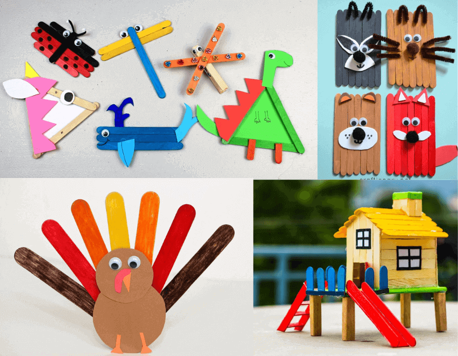 Como fazer nichos hexagonais com palitos de picolé