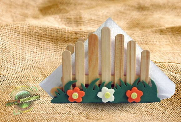 Inspirações de esculturas geométricas com palitos de churrasco