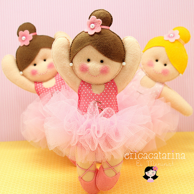 artes em feltro para menina