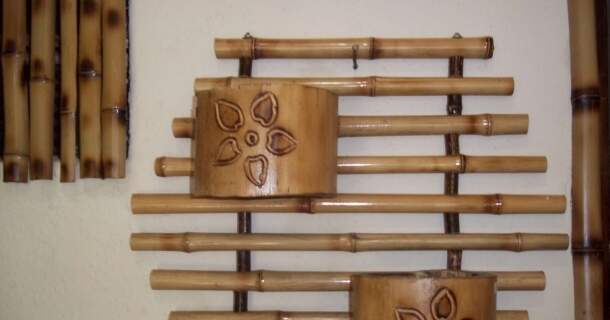 artesanato com bambu para cozinha