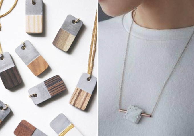 Luminárias de cimento DIY