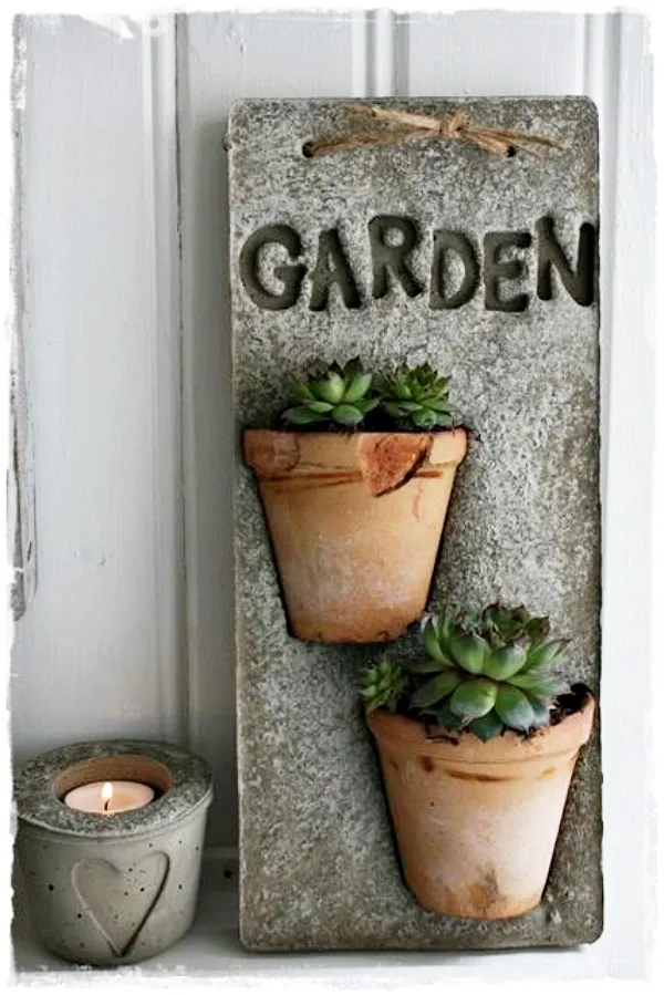 Peças de cimento para jardim