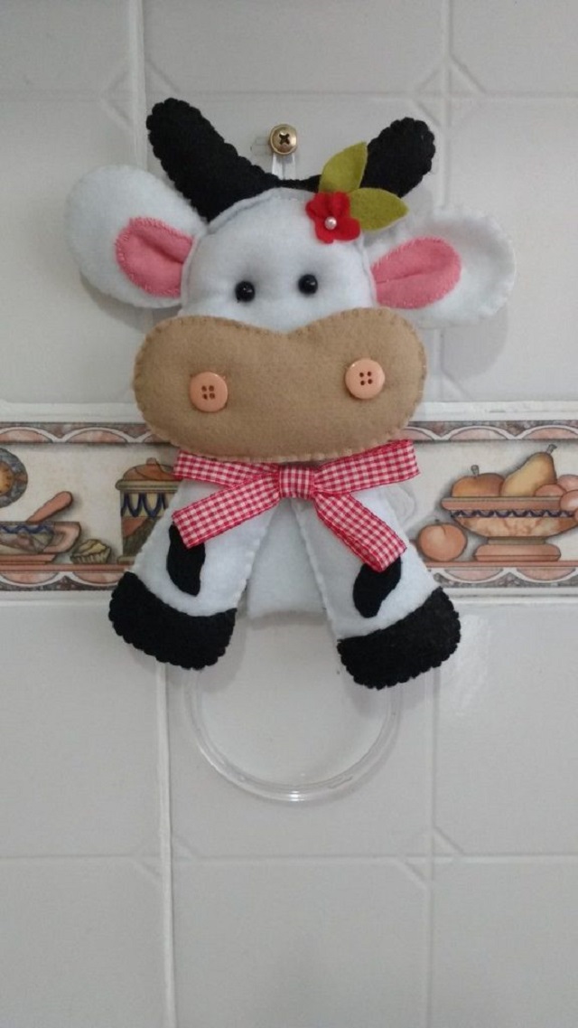 ideias criativas artesanato feltro cozinha moldes