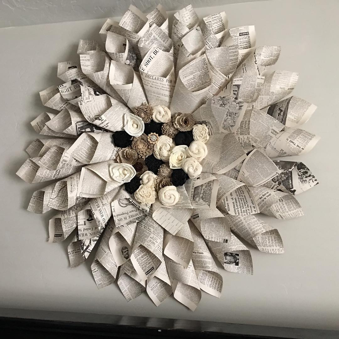 Materiais essenciais para artesanato com jornal