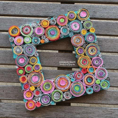 Materiais essenciais para artesanato com jornal