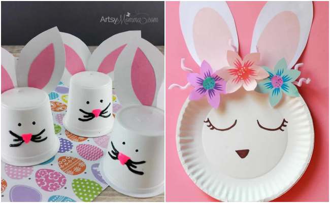 artesanato de páscoa com copos descartáveis