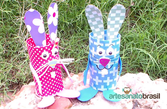 10 Ideias de Guirlandas de Páscoa com Materiais Reciclados
