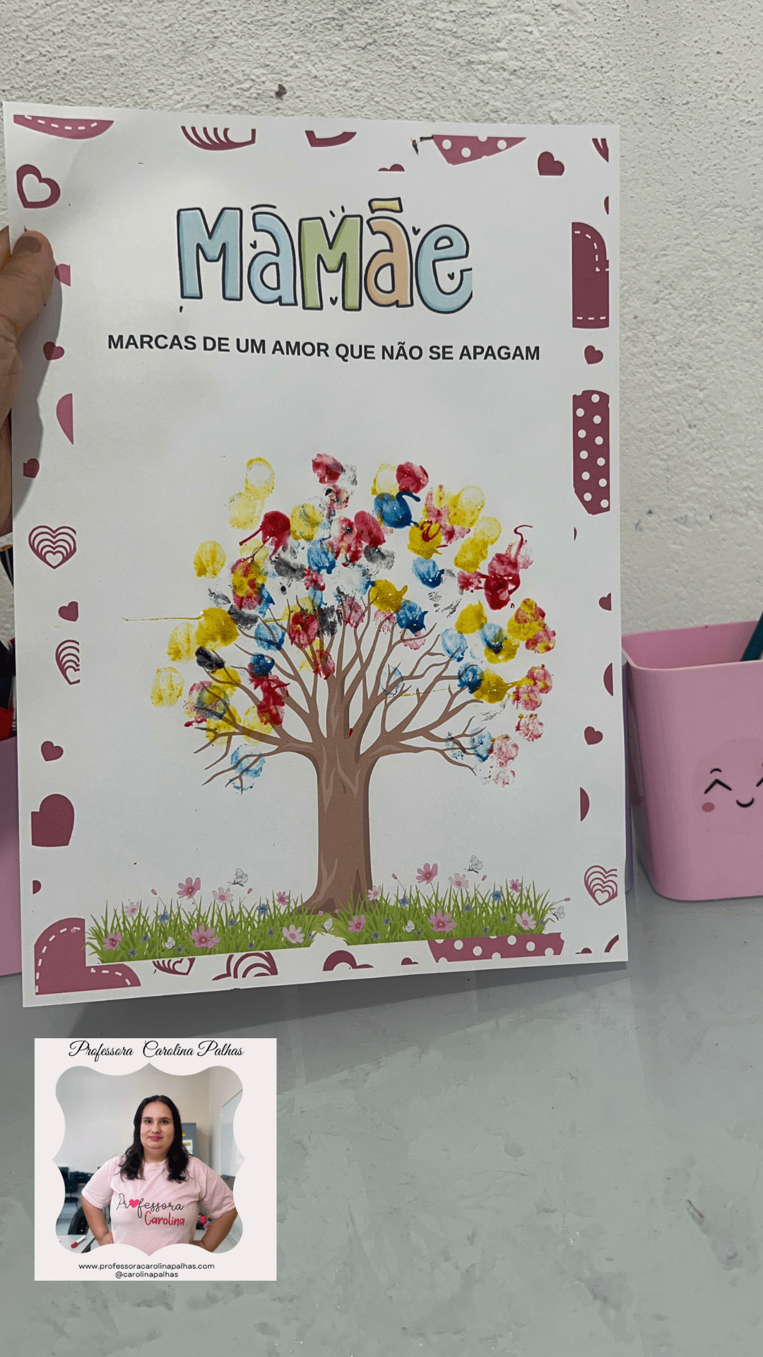artesanato dia das mães com flores