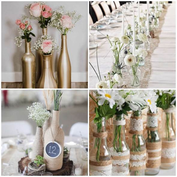 como fazer centros de mesa de macramê para casamento