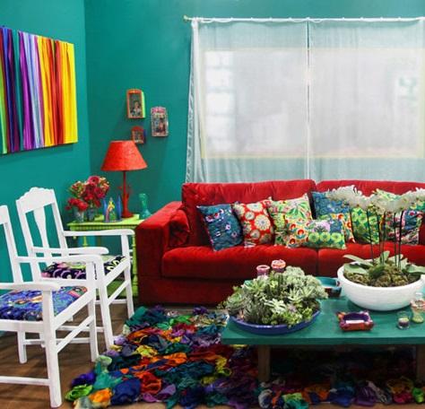 ideias de artesanato para decorar sala de estar