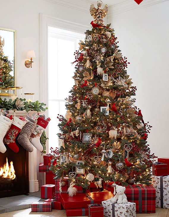 arvore natal enfeitada barata onde comprar