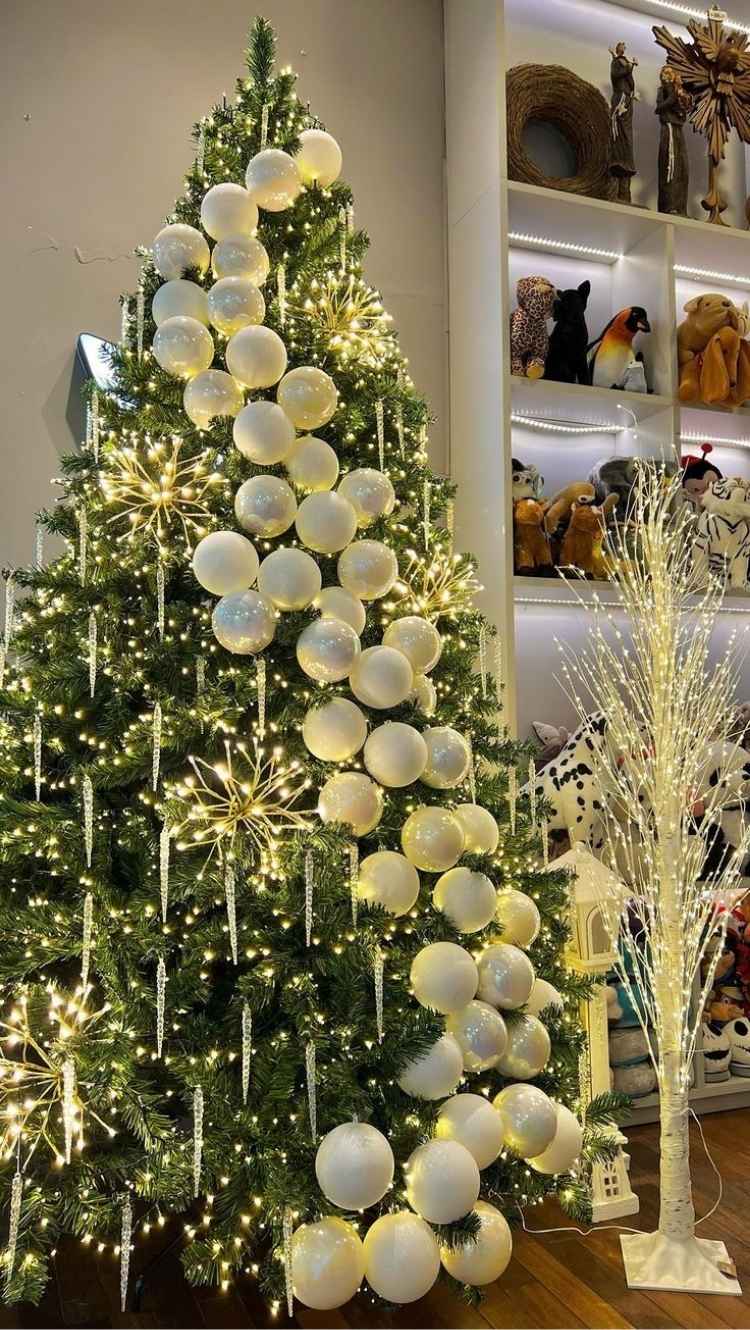 decoracao arvore natal 210m 1150 galhos