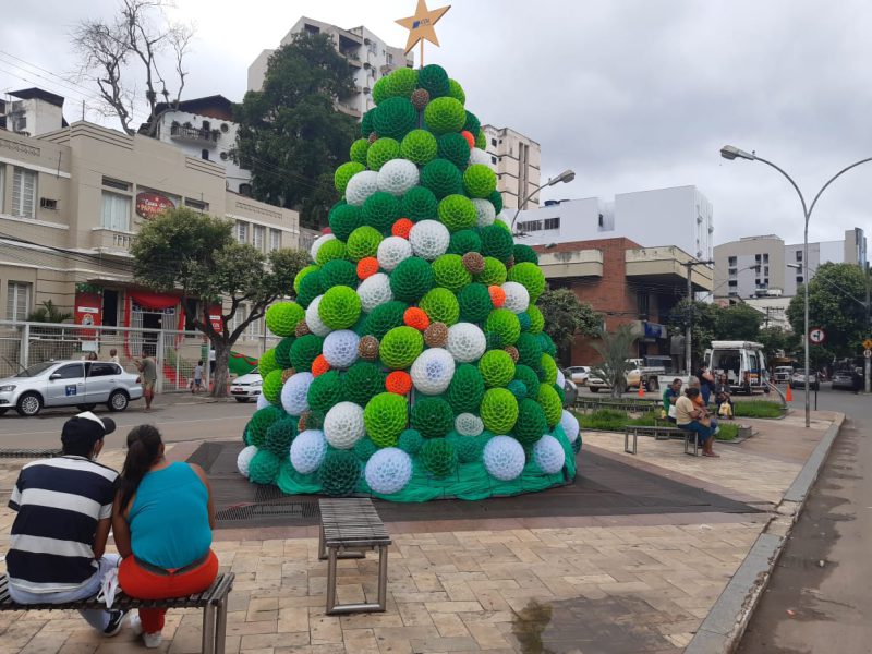 ideias criativas arvore natal copo descartavel