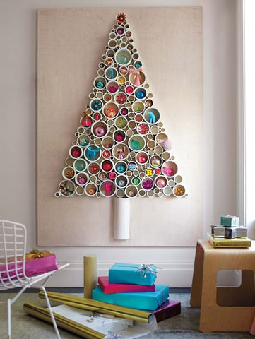 arvore natal reciclada economizar dinheiro