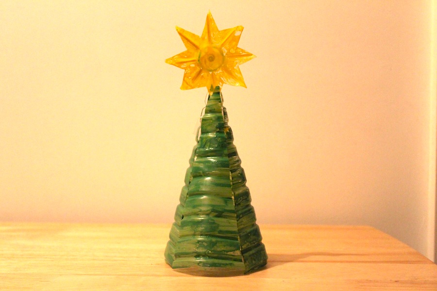 ideias criativas arvore natal material reciclado