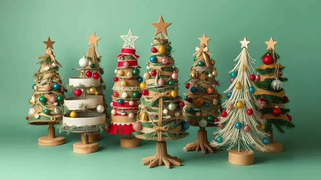 arvore natal pet versus papelao qual melhor