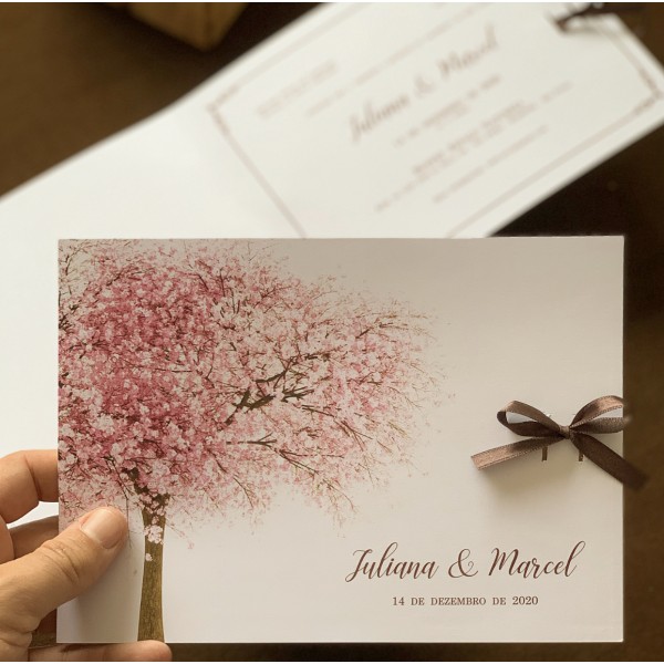 arvores para convites de casamento
