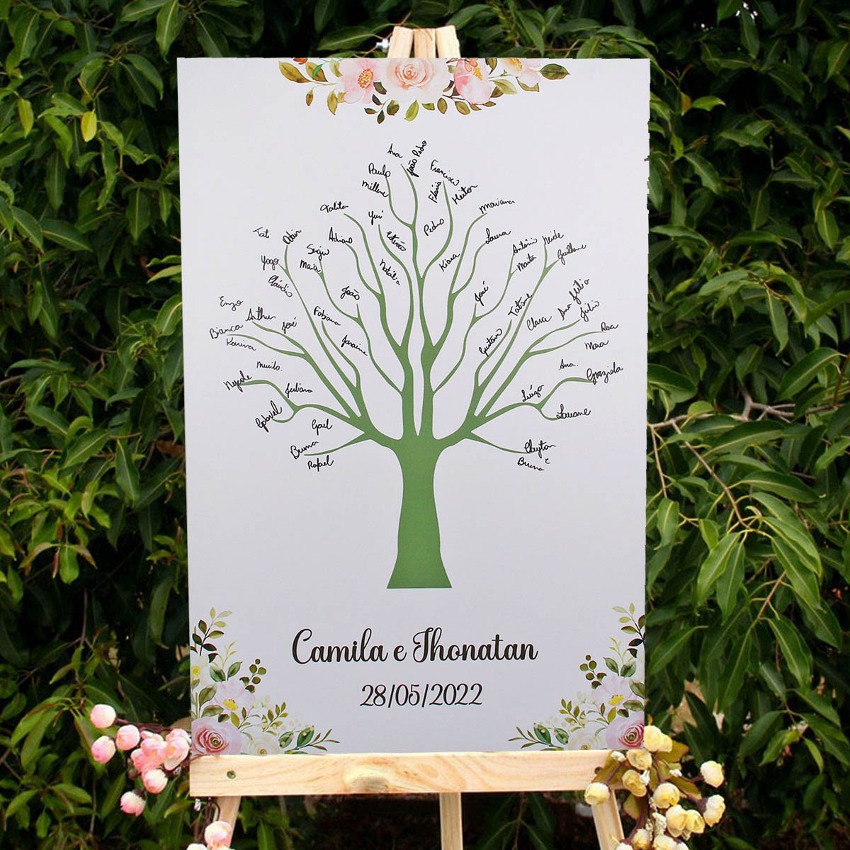 DIY: Crie Seu Próprio Convite de Casamento com Tema Árvore no Canva