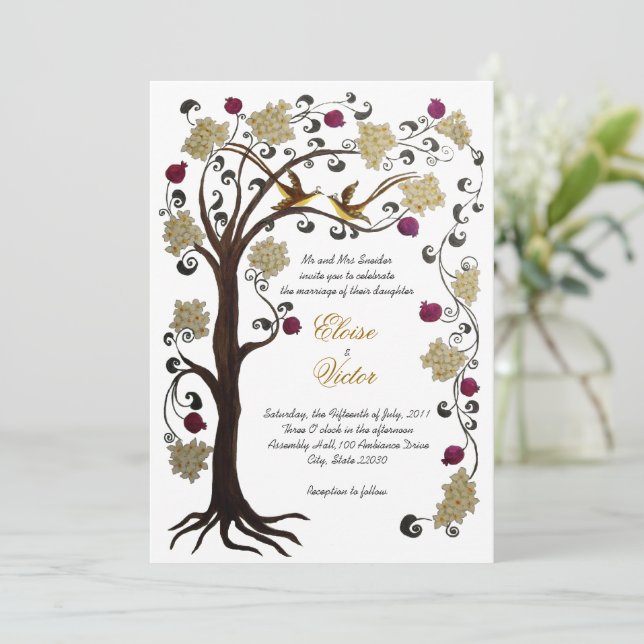 Simbolismo das Árvores em Convites de Casamento: Guia Completo