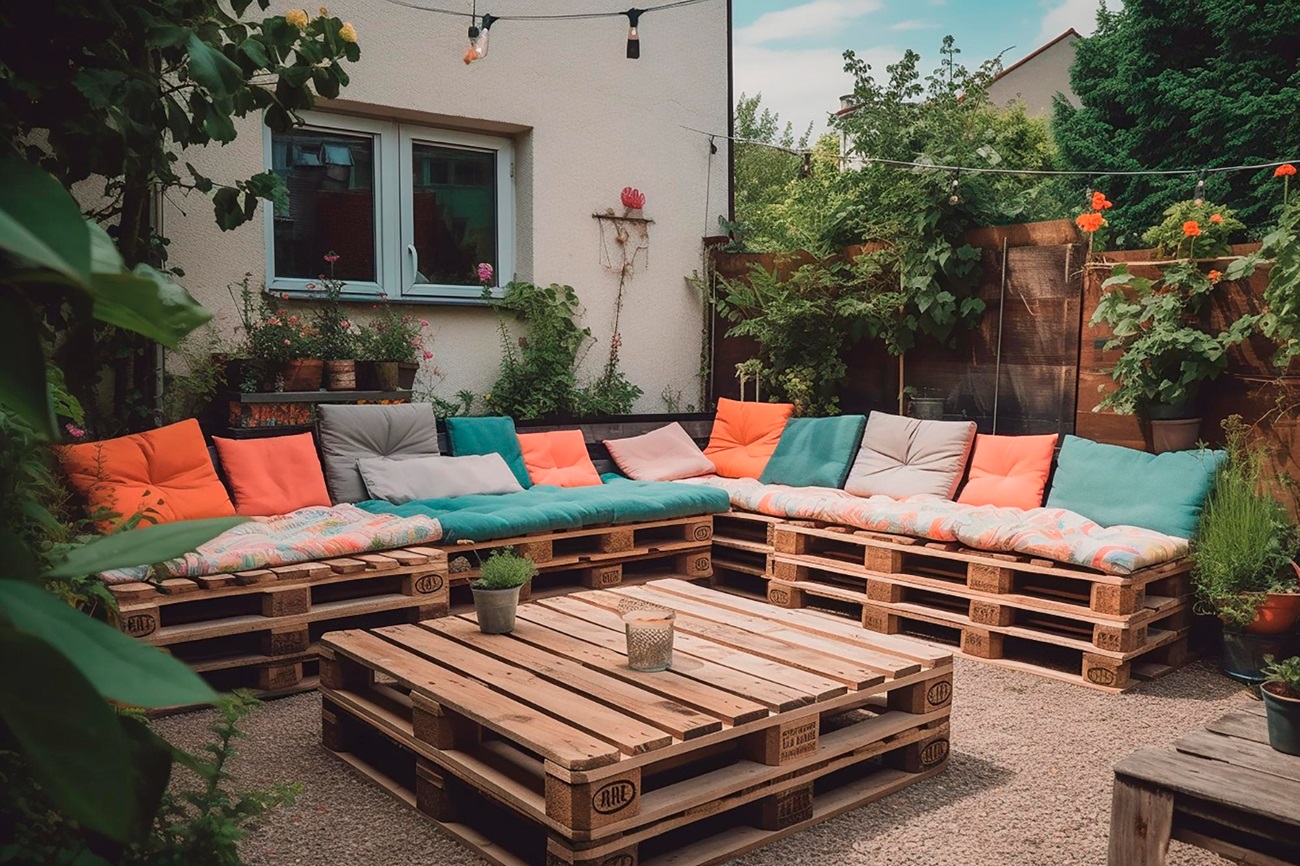 assento futon ou espuma para sofa pallet