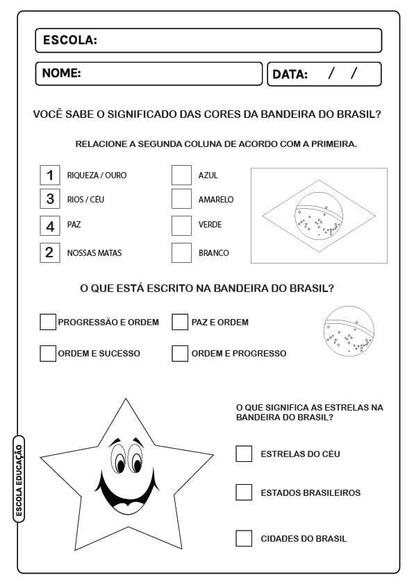 atividades dia da bandeira para imprimir grátis