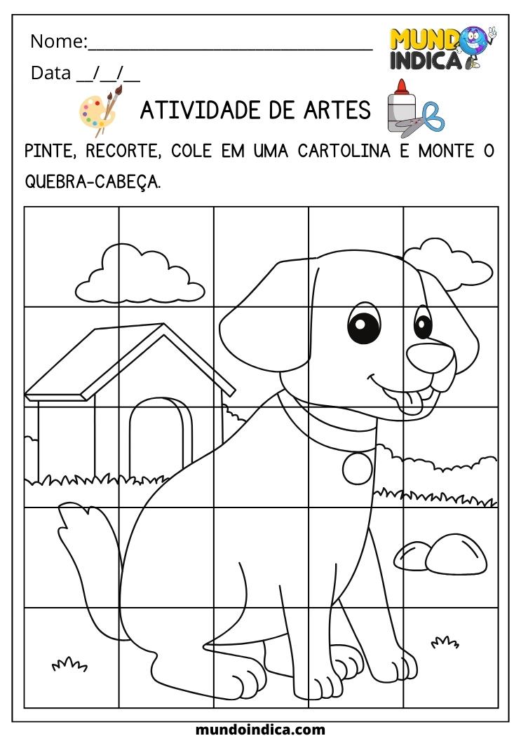 atividades de artes 4 ano recorte e colagem