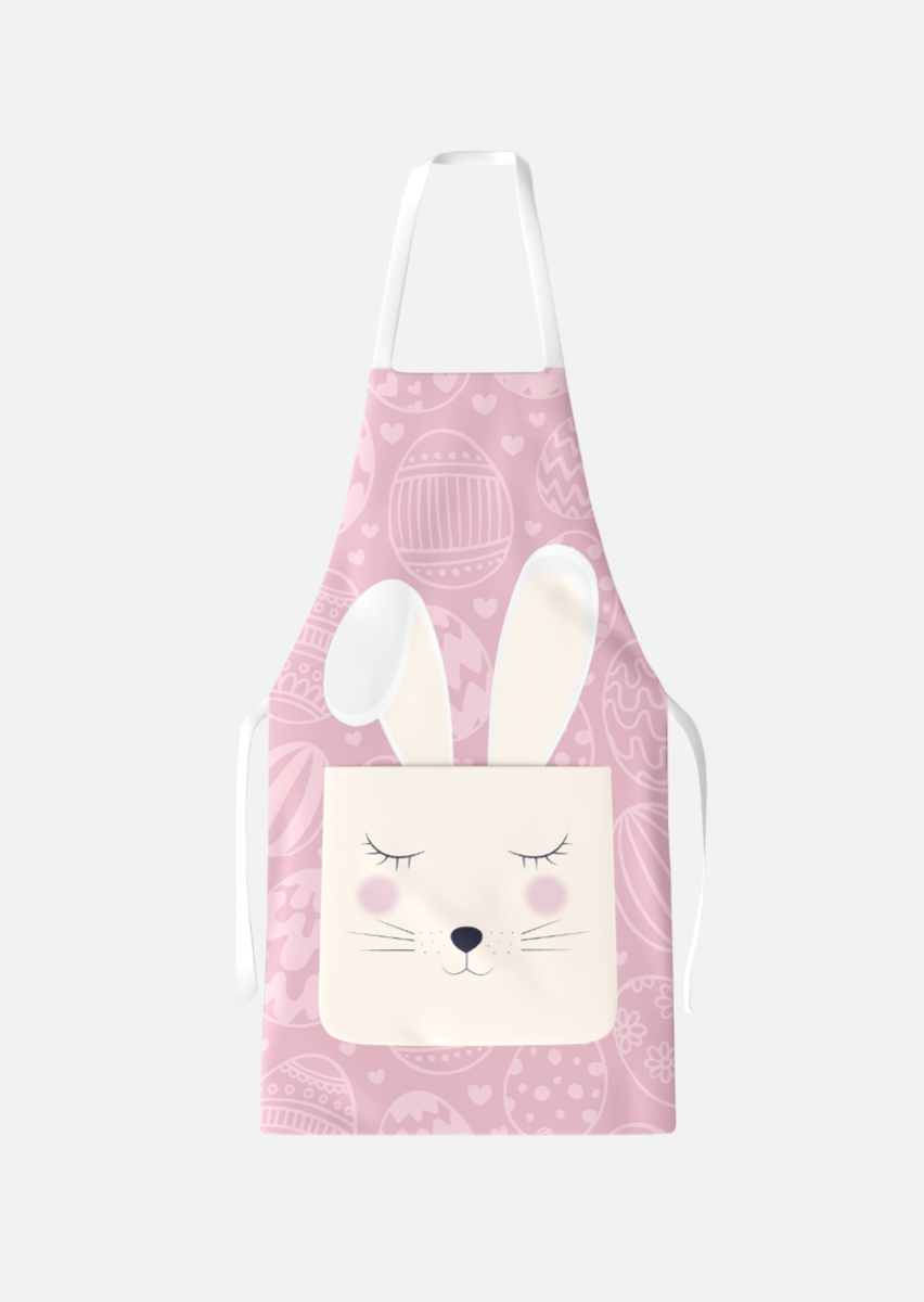 avental de páscoa decorado