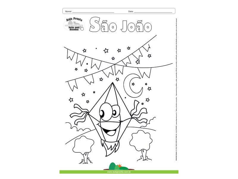 Desenhos de Festa Junina: Além do Balão