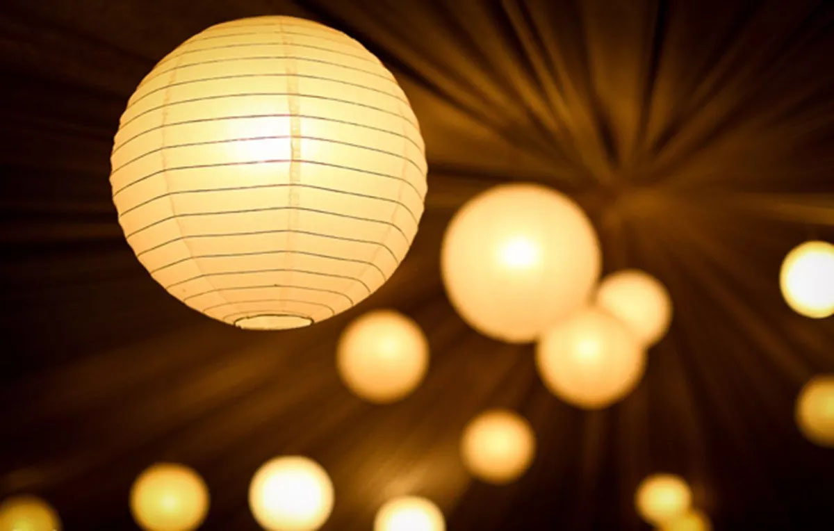 balão japones para decoração