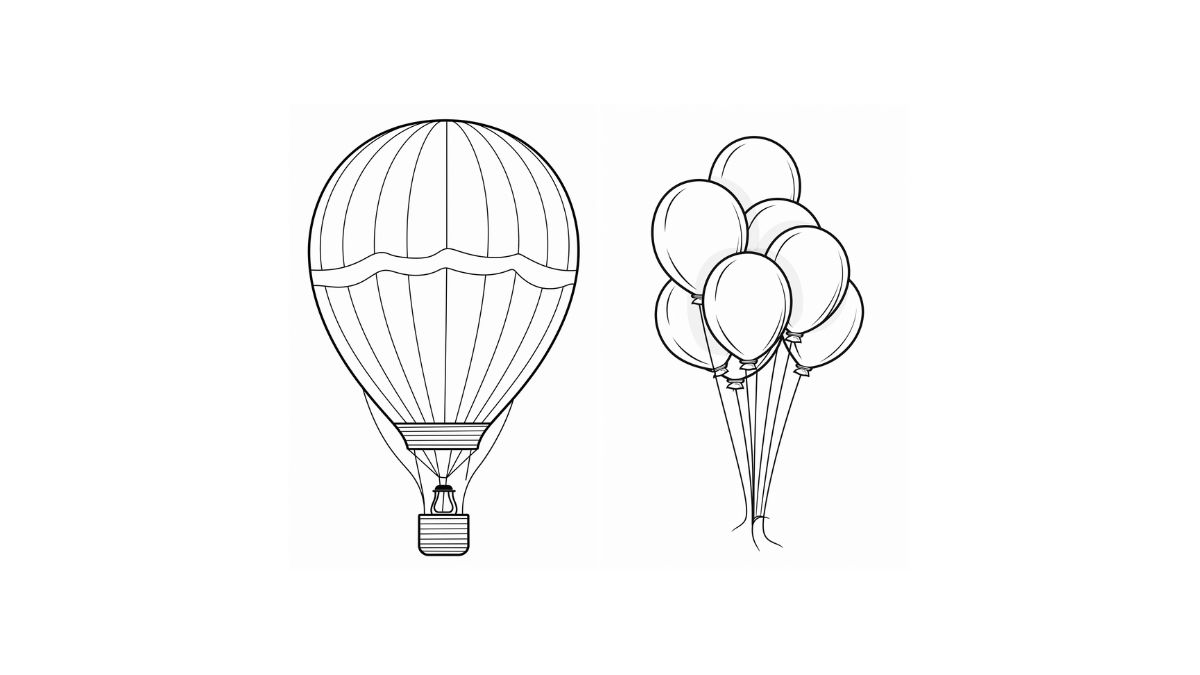 balão para imprimir grátis