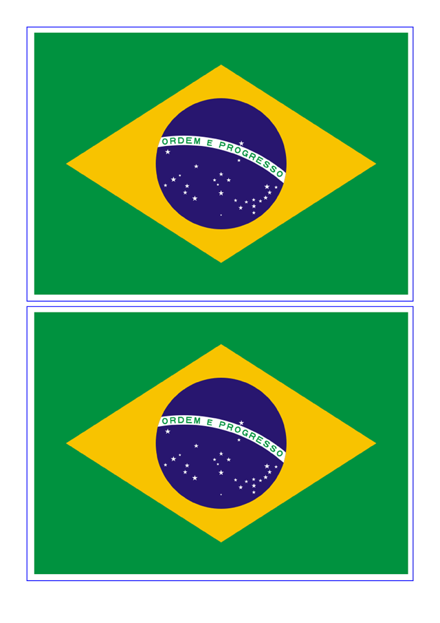 bandeira do brasil vetorizada