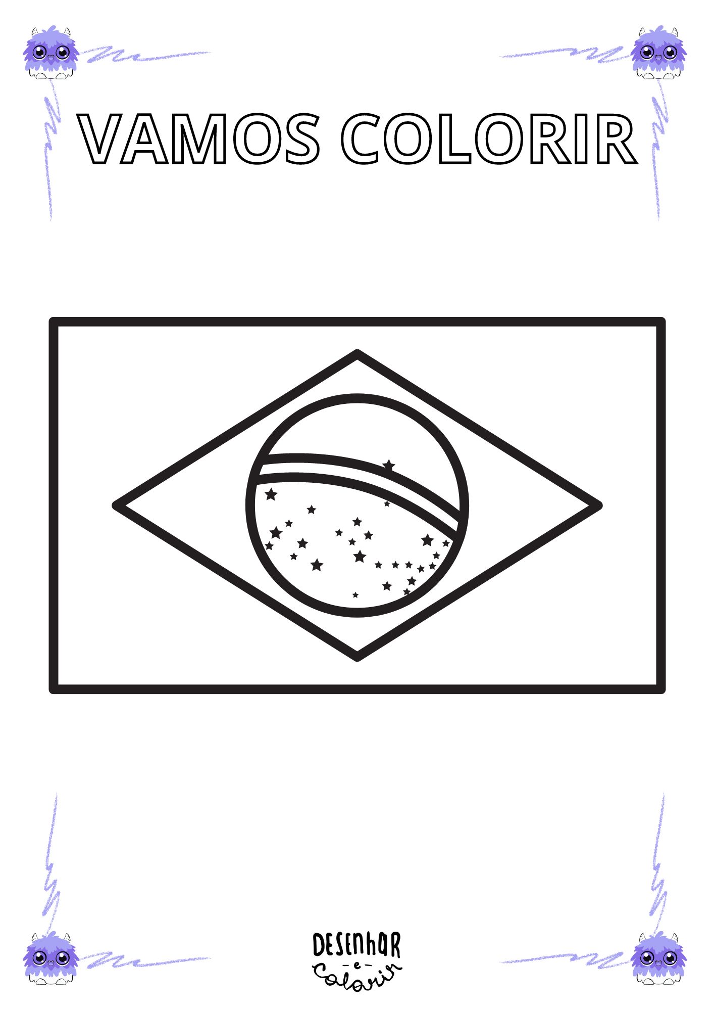 custo de impressão de bandeiras do Brasil para colorir